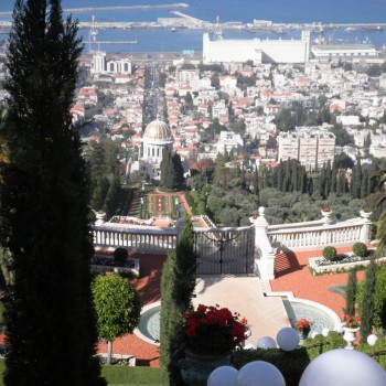 Haifa panorama and gardens