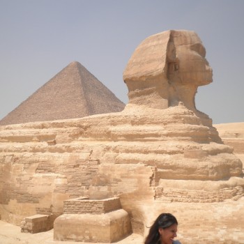 Sphinx and Pyramid