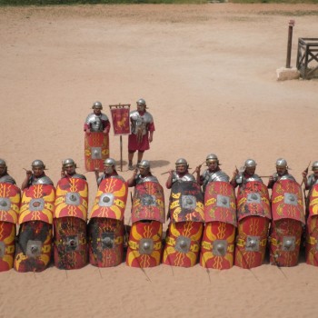 Jerash. Roman army demonstration