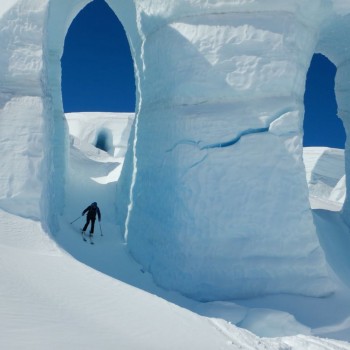 Mount Cook helihike ice cave