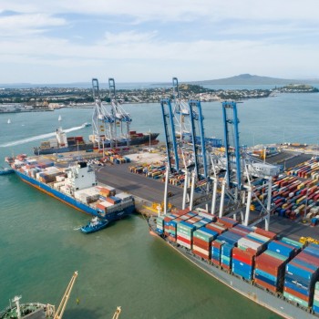 Ports of Auckland. Fergusson Wharf