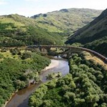 Dunedin. Taieri Gorge railway