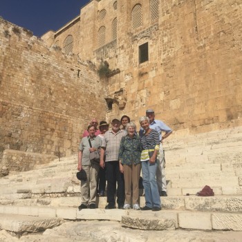 Western steps entry to Temple Mount